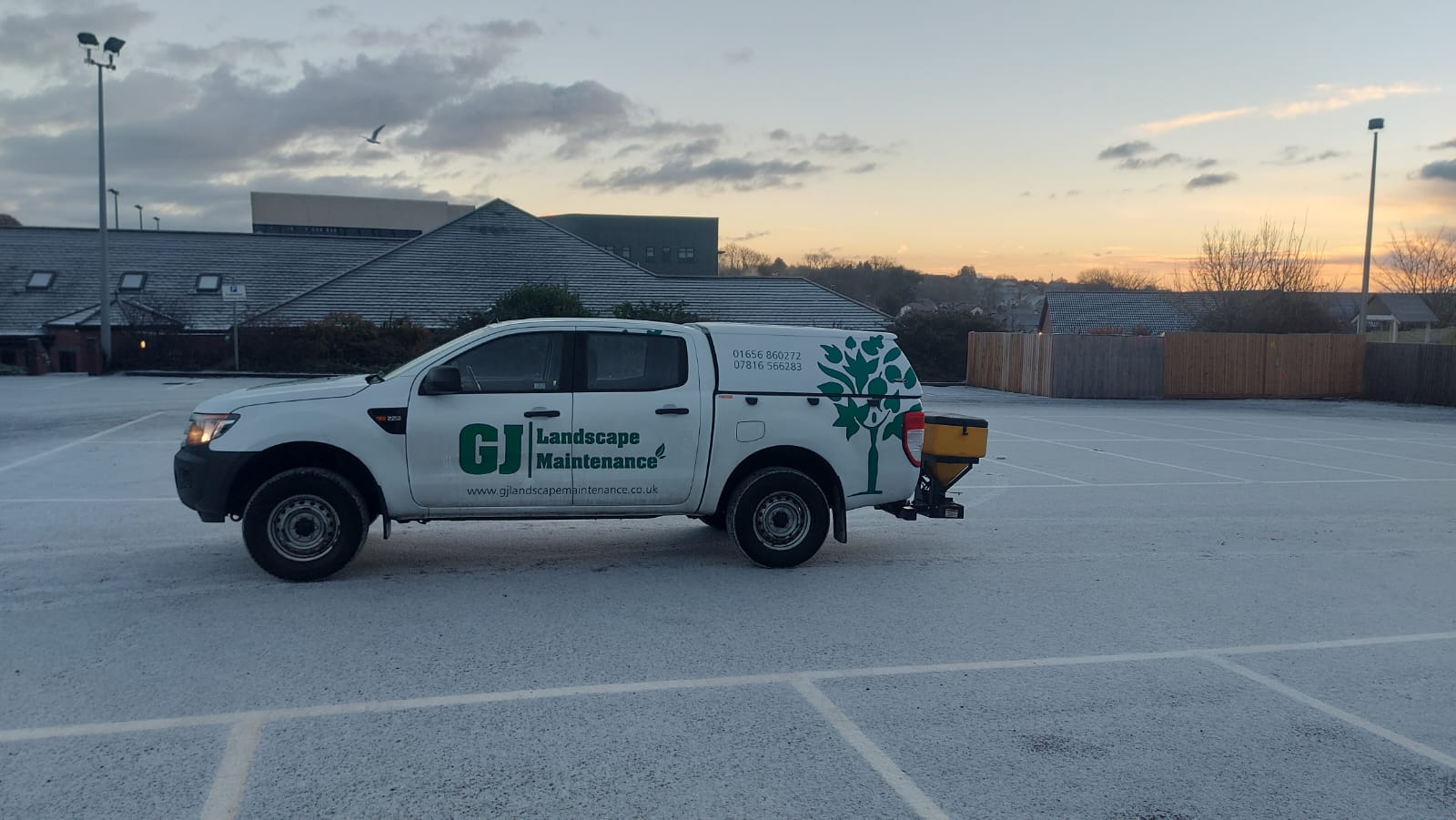 GJ Landscape Maintenance truck